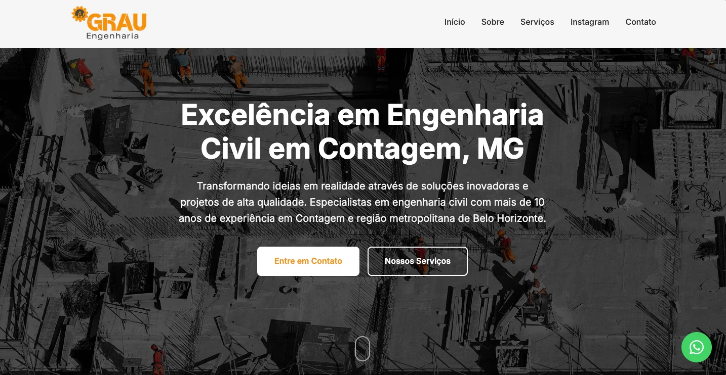 Grau Engenharia home page