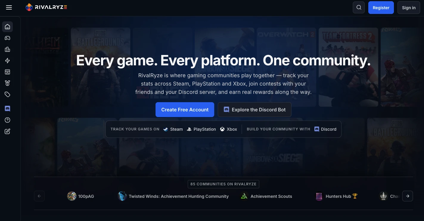 RivalRyze home page
